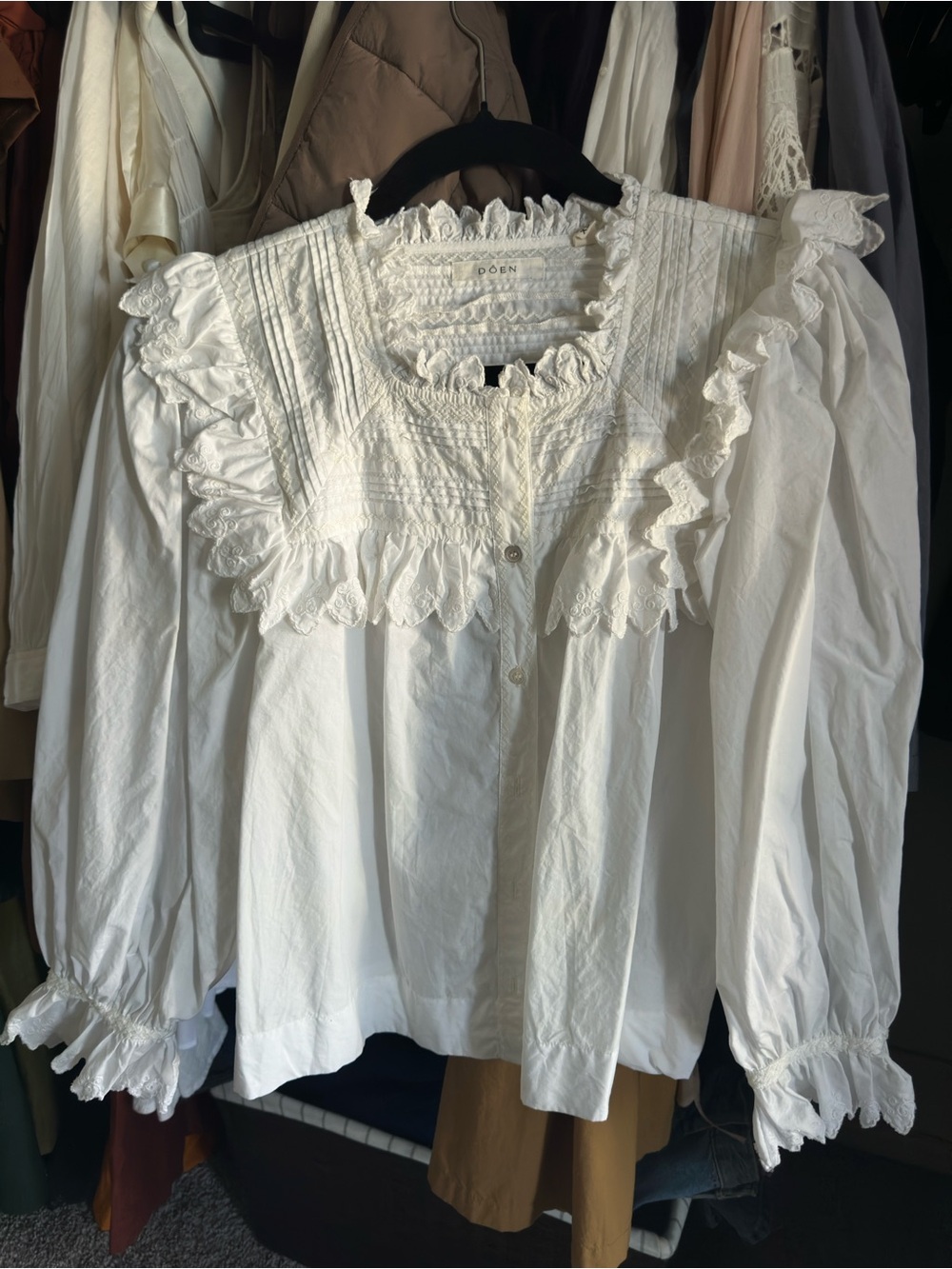 Dôen Chambery Blouse in Salt